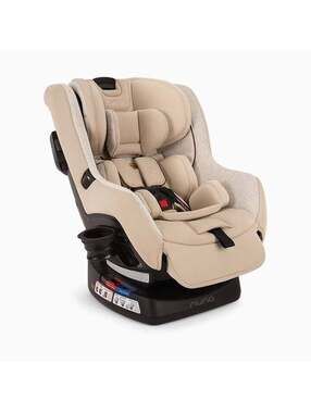 Nuna RAVA Convertible Car Seat Macaron Beige Babylist Exclusive Extended Rear⁠